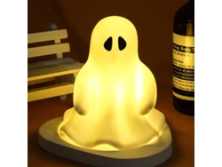 Luces nocturnas fantasma de Halloween, luces de Halloween para interiores, luces LED de Halloween (blancas)