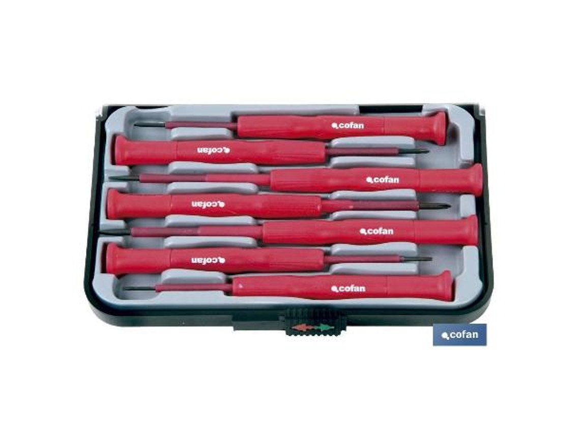Kit destornillador precision 7 uds.