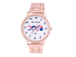 Reloj Analógico De Cuarzo Con Elegante Correa Informal De Aleación Para Hombre Y Mujer.