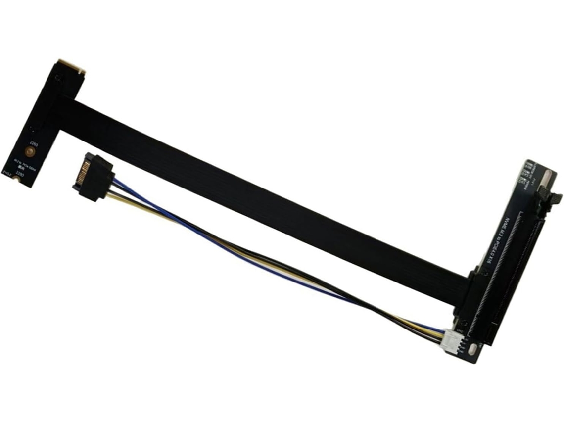 Cable Adaptador De Extensión Nvme Pcie X16 Gen4, Tarjeta Flexible, 'datos Rápidos'