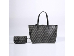 2026-bolso Tote Goyard Dog Tooth De Gran Capacidad Para Madres Con Logo De Marca En Pvc, Elementos De Impresión Y Asas Suaves