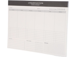 Cuaderno Planificador Semanal, 1 Pieza, Tamaño De Papel