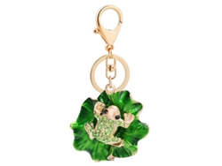 2026rebe-llavero Con Forma De Rana Linda Con Piedras Brillantes, Colgante Para Bolso, Accesorio Glamour Para Mujeres Y Niñas