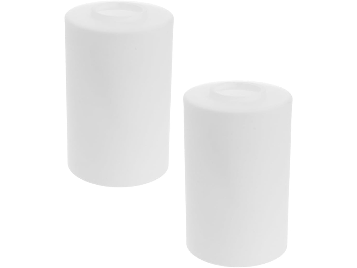 Difusor De Pantalla Cilíndrica De Vidrio E27 Opaca, Apta Para Colgar Y Montar En La Pared, Juego De 2
