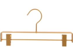 Juego Perchas Metal Aleación Aluminio Clips Antideslizantes Ajustables Organizar Pantalones Faldas Práctico