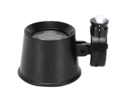 Lupa Led Portátil De 10 Aumentos Para Reparación De Relojes Y Joyas - Material De Alta Calidad