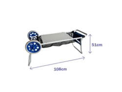Carro Multiusos Marbueno Blanco PVC Acero Red 108 x 51 x 51 cm