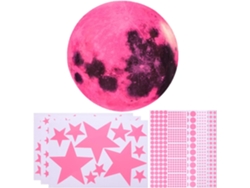 Pegatinas Luminosas De Estrellas Y Lunas Para La Decoración Del Techo Del Dormitorio.