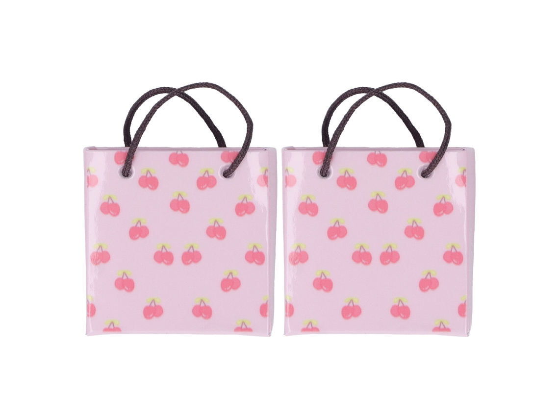 2pcs Sacos De Papel Miniatura 1:12 Para Casinha De Bonecas Acessórios De Decoração