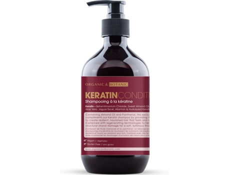 Acondicionador ORGANIC & BOTANIC Keratin (500ml)