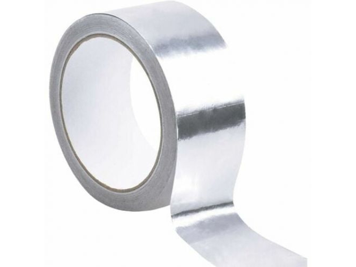 VYLARA Fita De Alumínio Resistente E Versátil, Vedação À Prova Dágua E Resistência A Altas Temperaturas Para Hvac, Dutos E Reparos Multiuso, 50 Mm X 20 M