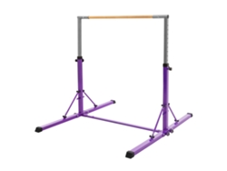 Barra De Gimnasia Horizontal Infantil Luxebath Purpúra Plegable Y Regulable 95,5-150cm