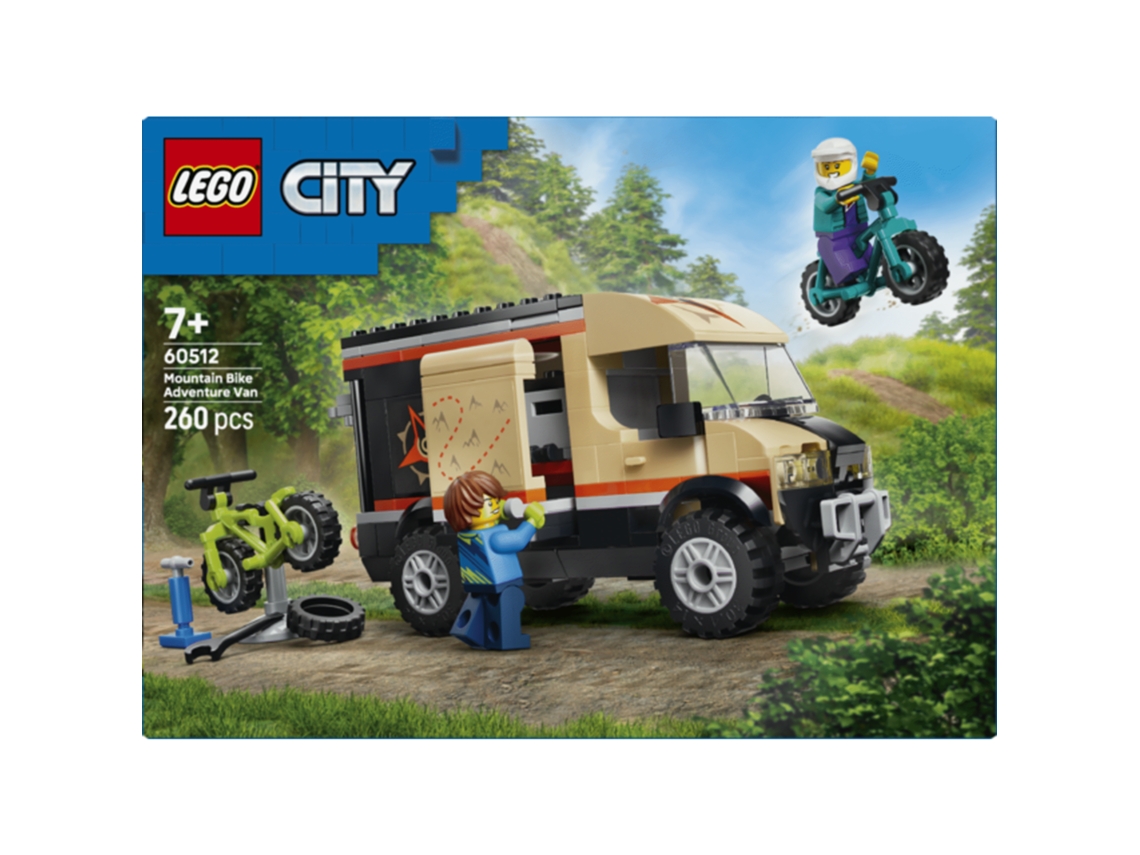 Lego City - Furgoneta de aventuras en bicicleta de montaña - 60512