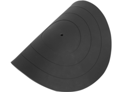 Alfombrilla De Silicona Negra Para Tocadiscos, Protección Contra Vibraciones, Antiestática.