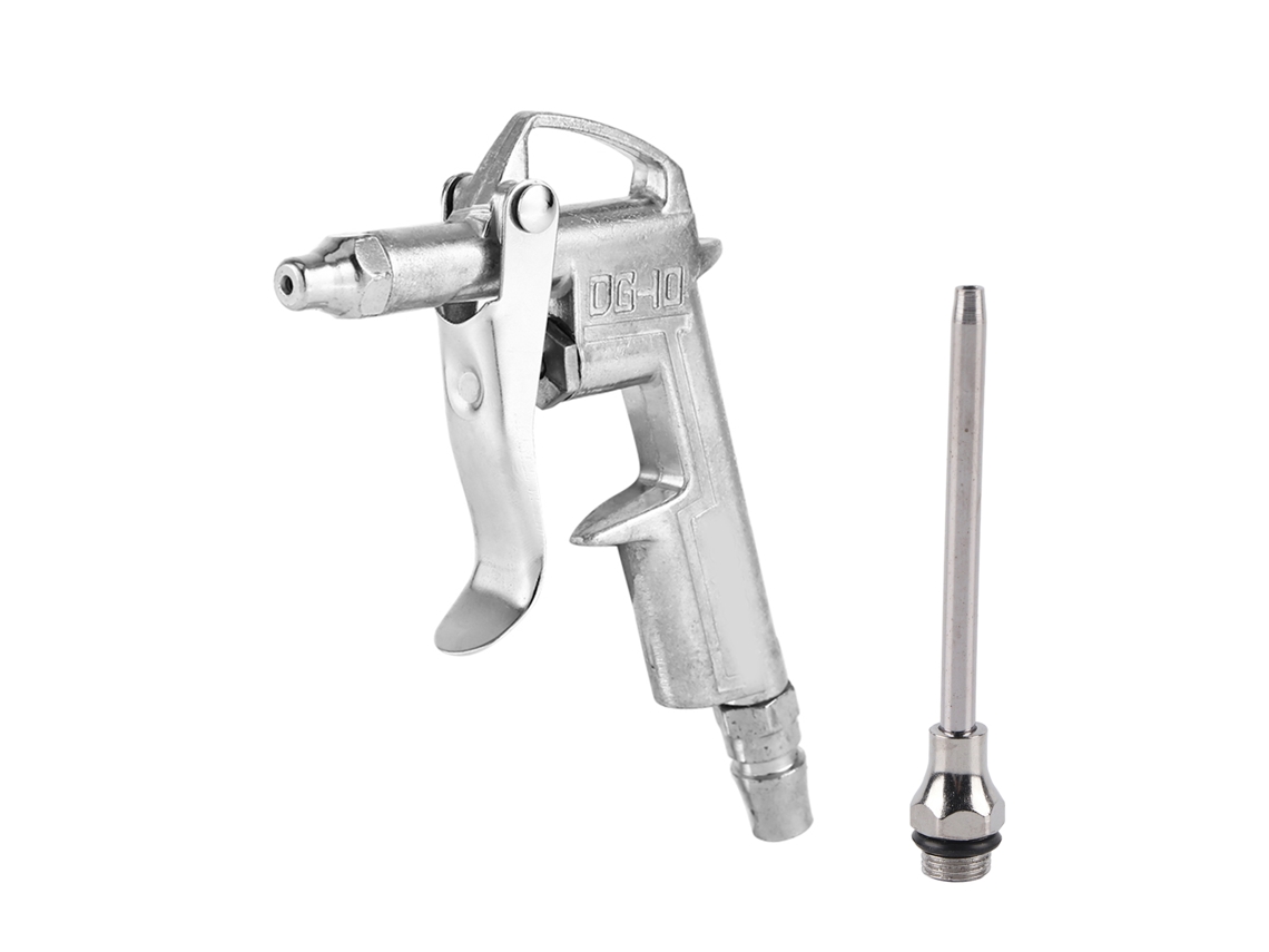 Pistola Compresora De Aire Para Limpieza Dg-10, Boquilla De Aleación De 1/4", Potente Chorro De Aire