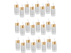 Conjunto De 50 Frascos Conta-gotas De Vidro Para Óleos Essenciais.