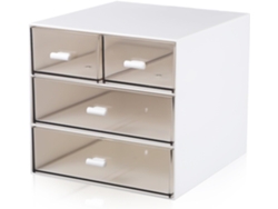 Organizador De Escritorio De Plástico Resistente Para Guardar Maquillaje, Joyas, Artículos De Papelería Y Cajas.