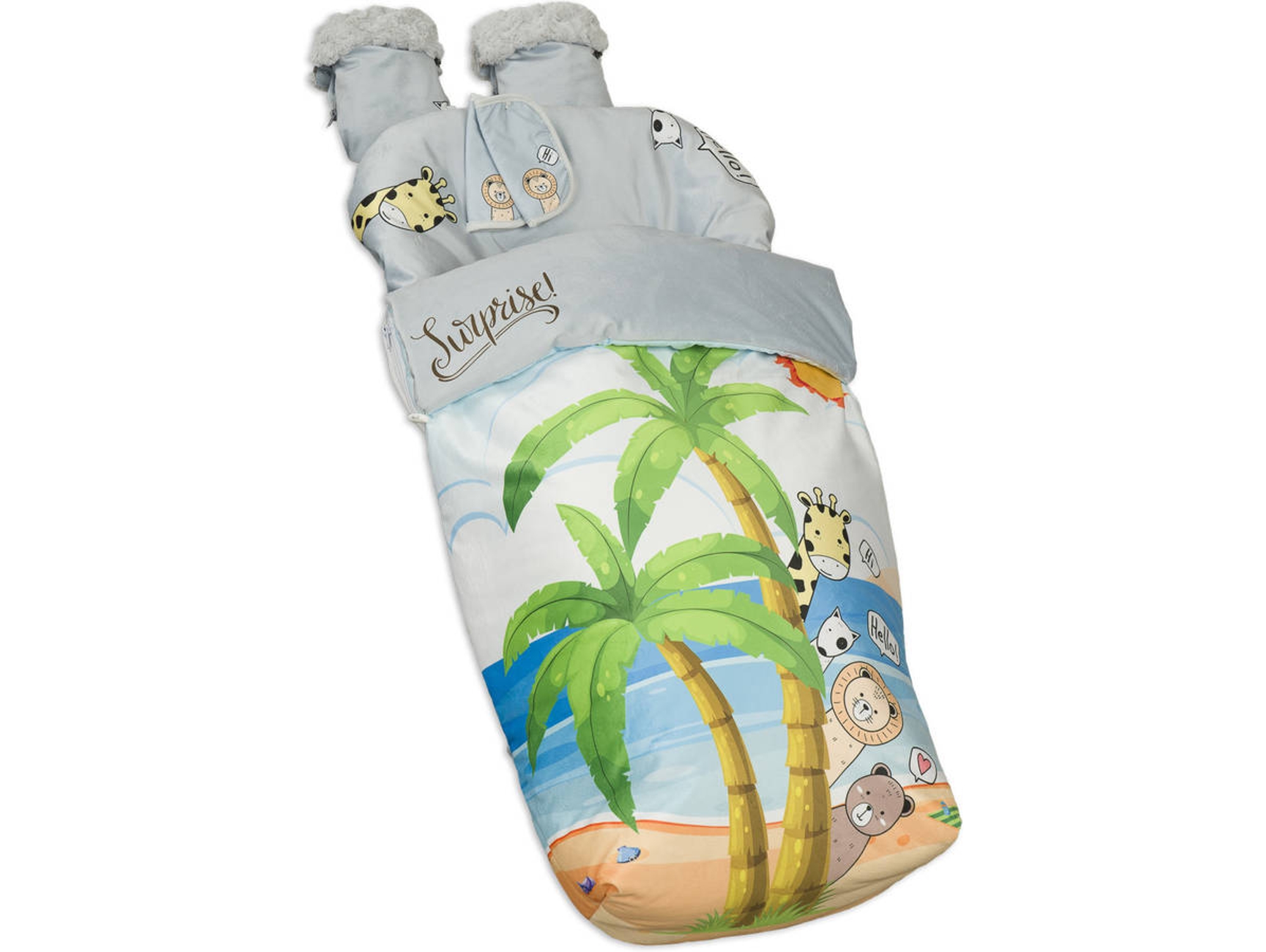 Funda Impermeable con Guantes y Protector de Cinturón BABYLINE Beach