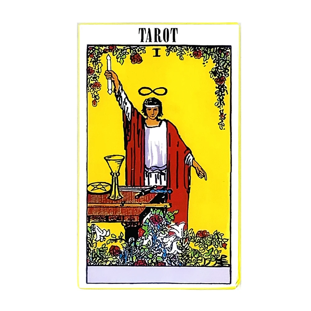 78 Cartas De Tarot, Con Instrucciones Impresas Adjuntas, Un Juego De Cartas De Adivinación Y Predicción Del Futuro Con Un Diseño Clásico.