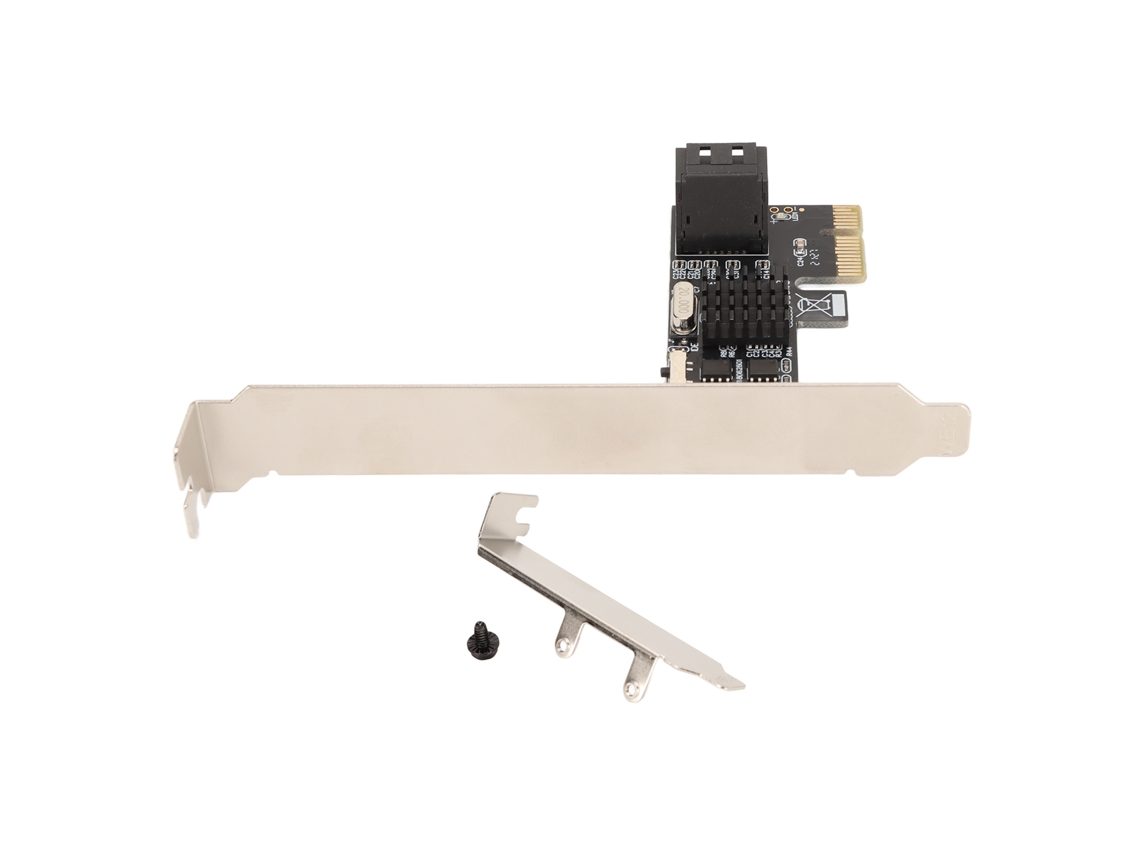 Tarjeta De Expansión Pcie A Sata 3.0 2 Puertos Adaptador Sata Controladora De Placa Pcie 1x 4x 8x 16x