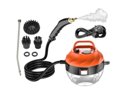 Limpiador a vapor de alta temperatura y alta presión, 1500 W, 1000 ml, 6 modos ajustables para limpieza de cocina y coche, Gertiz Naranja