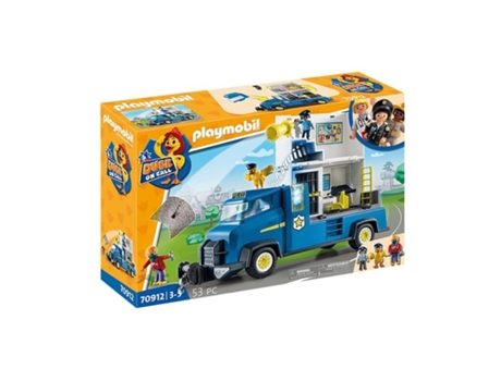 PLAYMOBIL D.O.C Camion de Policia (Edad Mínima Recomendada: 3 años - 53 Piezas)