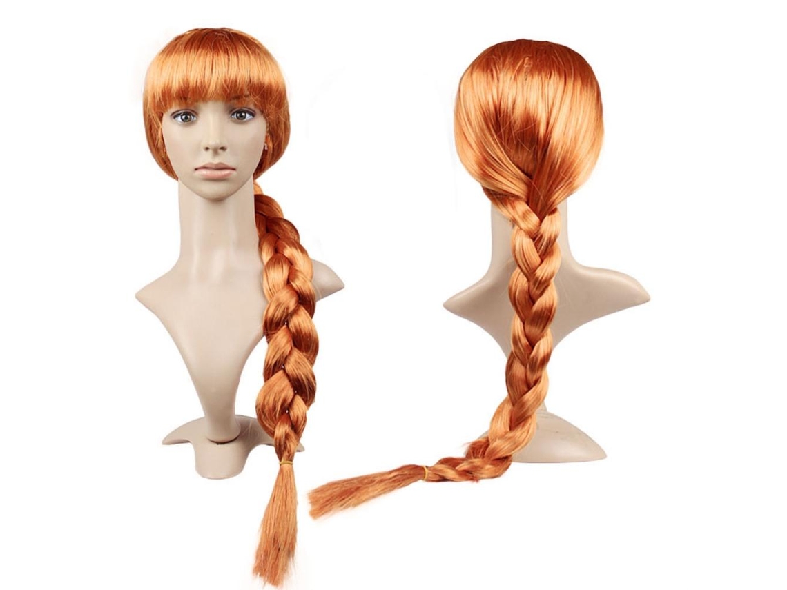 Peluca De Cosplay De Figura De Película Trenza Larga Sintética Para Halloween Navidad Fiesta Disfraces Mujer Diario