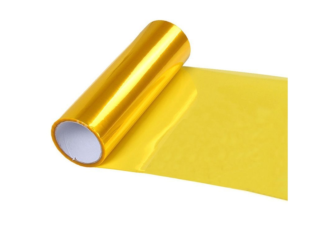 2026-pelicula Tintada Amarilla Impermeable Para Faros De Coche 200x30cm Vinilo Resistente