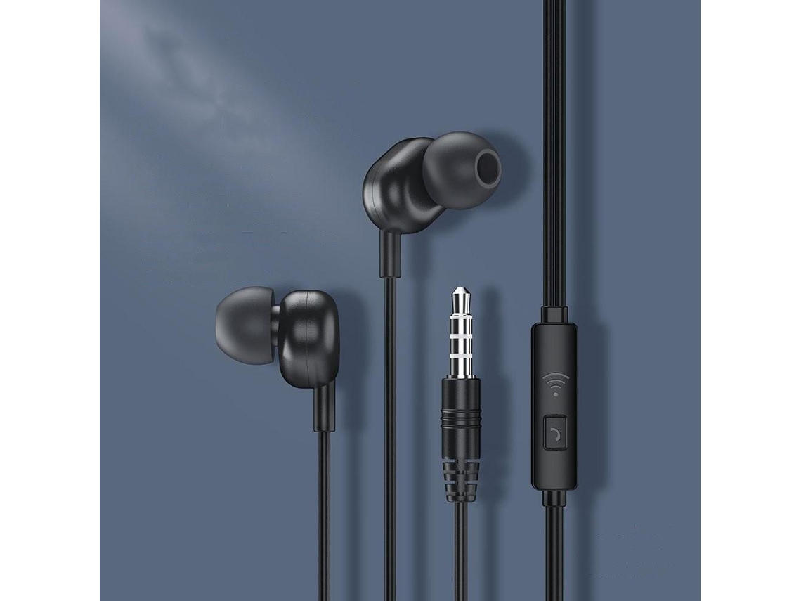 Remax Mini Jack Rw-105 Auriculares Con Cable Negro