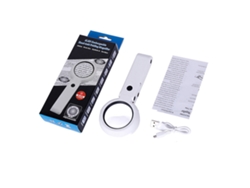 Lupa De Mano Con 7x Aumento Y Soporte De Escritorio, Lupa Con 6 Luces Led Para Adultos Mayores