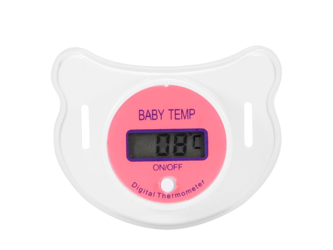 Termómetro Para Bebé Con Lcd, Forma De Chupete, Para Recién Nacidos Y Lactantes, Calmante