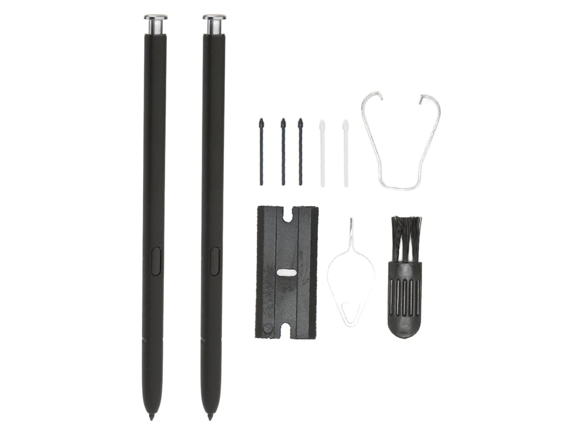 Kit De 2 Lápices Ópticos Con 5 Puntas Para Samsung Galaxy S22 S22 Ultra 5g Plata