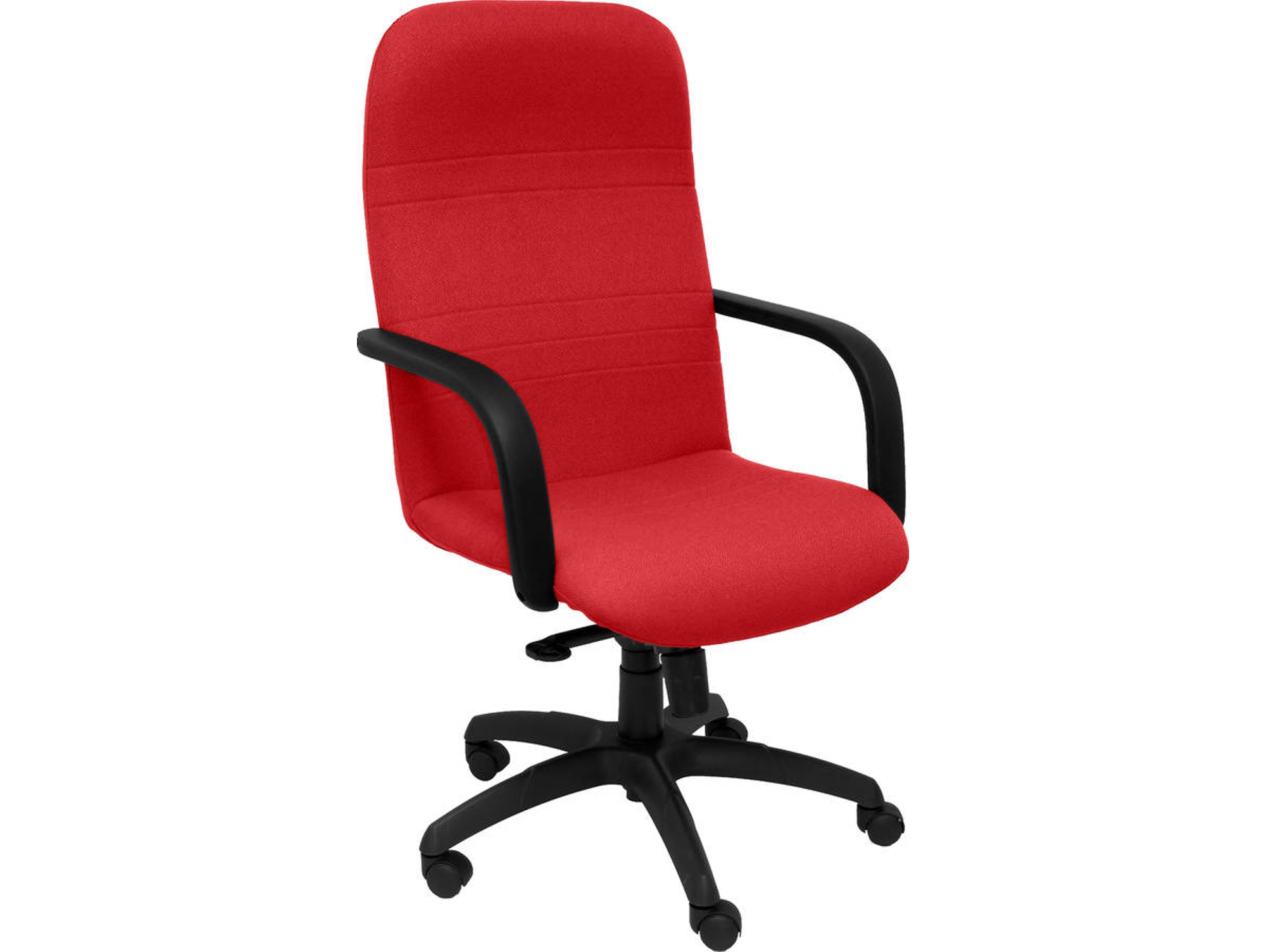Silla de Escritorio Ejecutiva PYC Letur Rojo (Brazos Fijos - Tejido)