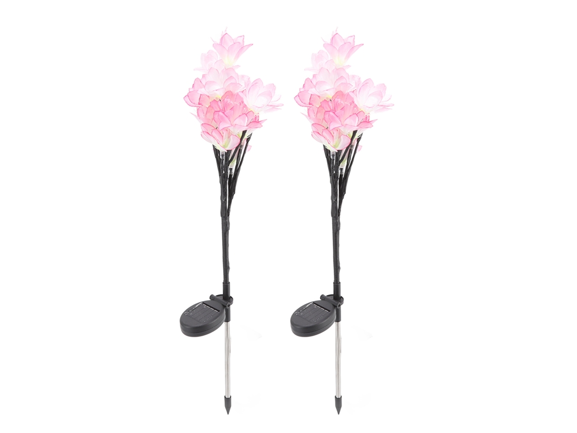 2026-lámparas De Flores Solares Impermeables Led Exteriores Decorativas Para Jardín Y Patio Luz Cálida