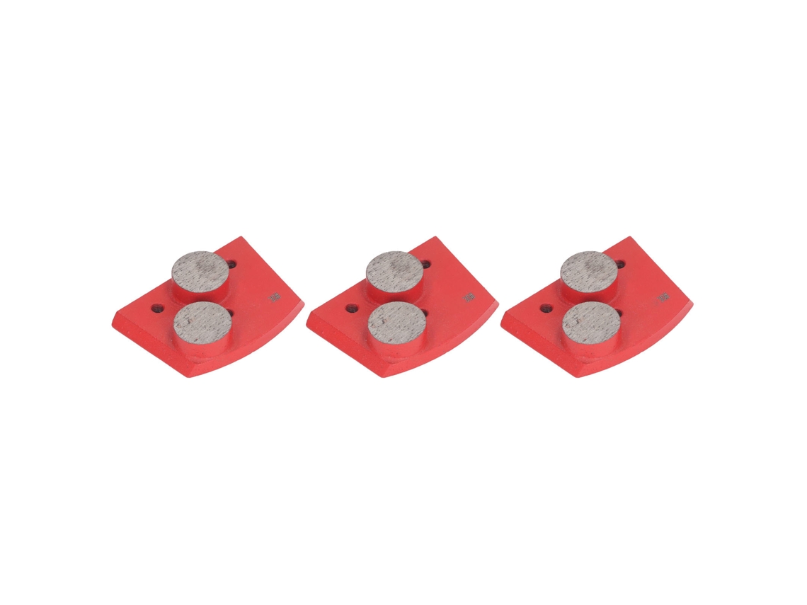 3 Bloques Escariadores De Diamante De 30 Granos Y 2 Segmentos Para Suelos De Hormigón Y Cemento.