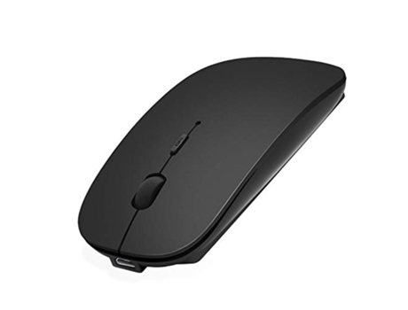 Bluetooth Mouse For Laptop/Ipad/iPhone/Mac(Ios13.1.2 And Above) / Android Pc, Inalámbrico Mouse Slim Usb Rechargable Quiet Mice For Windows/Linux/N...