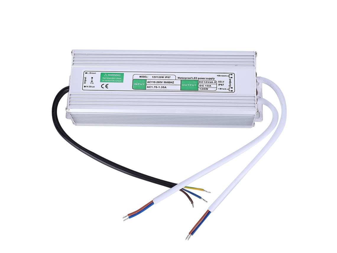 Driver Led De 12v 120w Exterior Impermeable Fuente De Alimentación Eléctrica Piezas