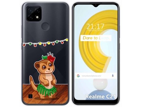 Carcasa Realme C21 TUMUNDOSMARTPHONE Dibujos Transparente Multicolor