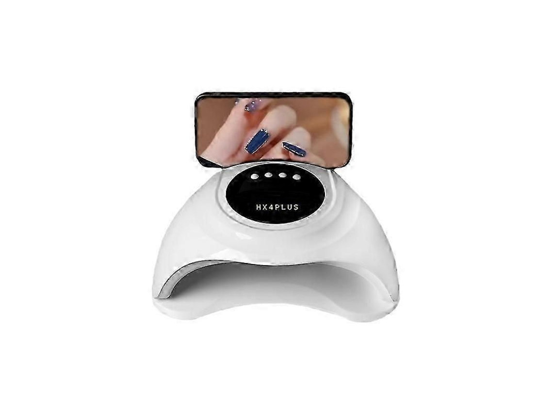 Lámpara de uñas de alta potencia para manos, secado rápido, con soporte para teléfono móvil, fototerapia LED GOKOCO