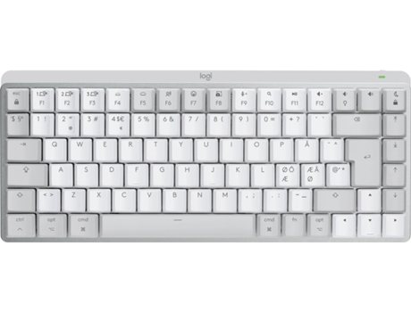 Teclado LOGITECH Gris,Blanco