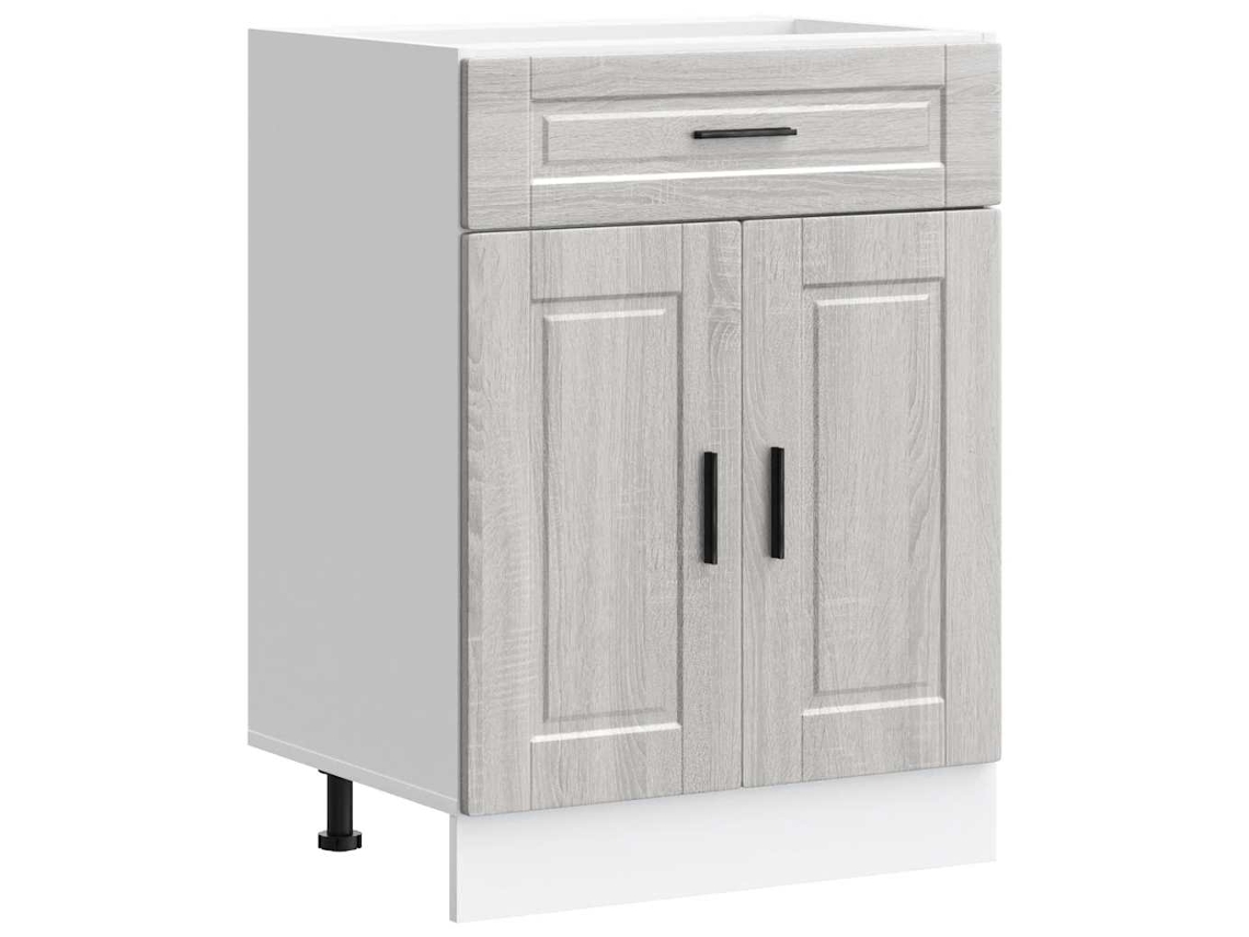 Maison Exclusive - Mueble Bajo De Cocina porto Gris Sonoma Madera Reconstituida