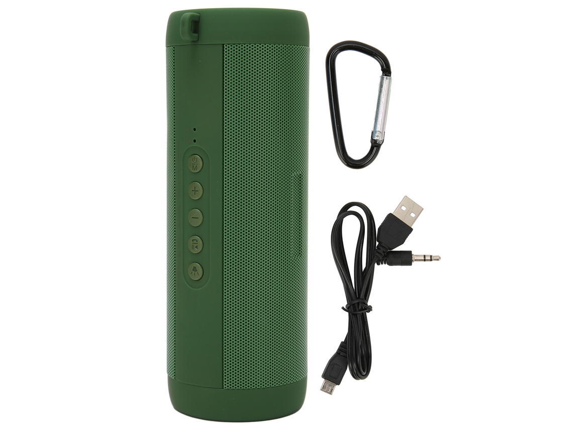 Altavoz Estéreo Bluetooth Inalámbrico Impermeable Homegreen Con Linterna Portátil Para Acampar.