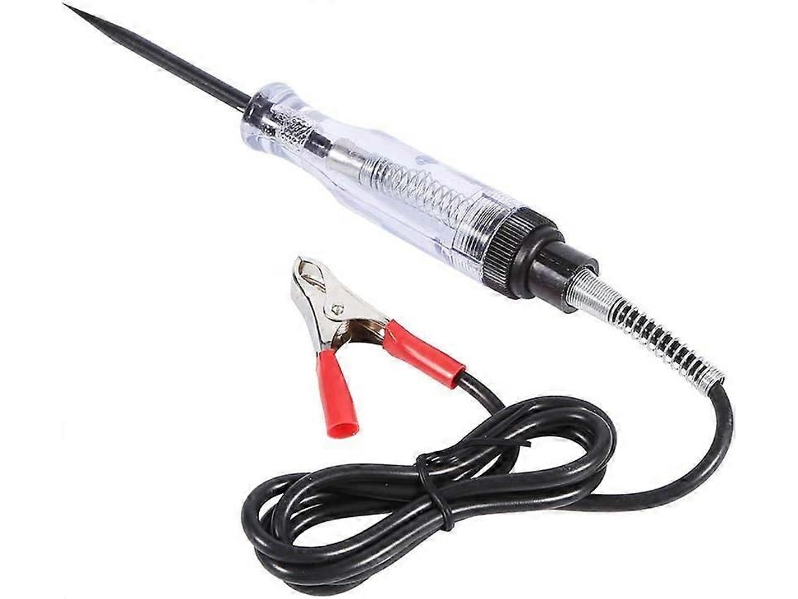 Testigo Eléctrico Para Circuitos, Probador De Voltaje 6v/24v Con Sonda Acero Y Cable Elástico, Ideal Para Coches, Motos Y Barcos