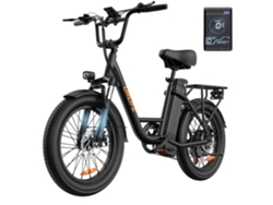 Bicicleta Urlife E20 con motor de 250 W, batería de 48 V y 13 Ah, neumáticos de 20 pulgadas y freno de disco, color negro