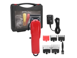 Cortapelos Eléctrico Recargable Para Hombre Herramienta De Corte De Pelo Con Diseño Grabado 100‑240v