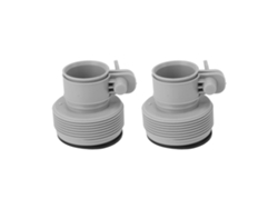 Adaptador para manguera de piscina, 2 unidades, de 1,25 pulg. a 1,5 pulg., tipo B (repuesto)