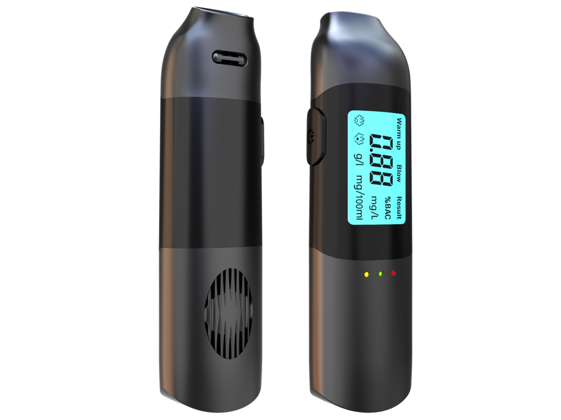 Alcoholímetro Para Uso Personal Y Profesional Pantalla Digital Lcd De Alta Precisión Chrui