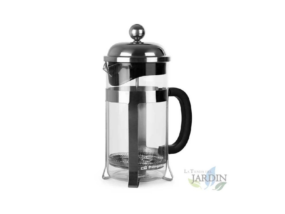 Cafetera Prensa Francesa ORBEGOZO Cristal borosilicato 1000Ml