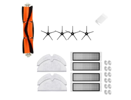 Cepillo principal cepillo lateral negro filtro Hepa para Xiaomi Roborock S6 S5 Max S60 S65 S5 S50 S55 E25 E35 accesorios de aspiradora