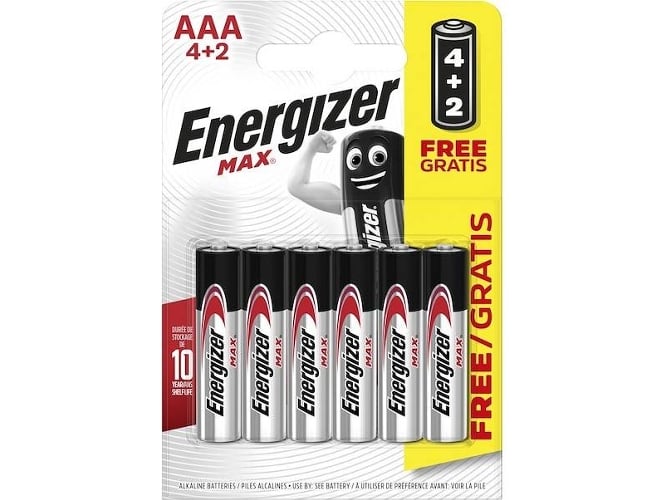 Pilas ENERGIZER Max Alk Aaa Bp6 4+2